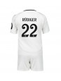 Real Madrid Antonio Rudiger #22 Domácí dres pro děti 2024-25 Krátký Rukáv (+ trenýrky)